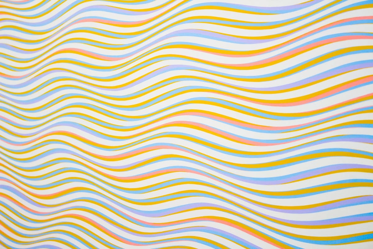 assorted color striped illustration